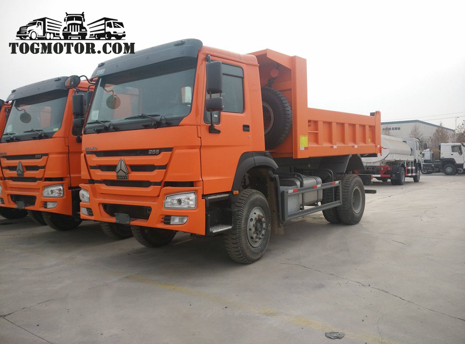 China Sinotruk Howo 4X2 Construction Dump Trucks Tippers on Sale for Tanzania