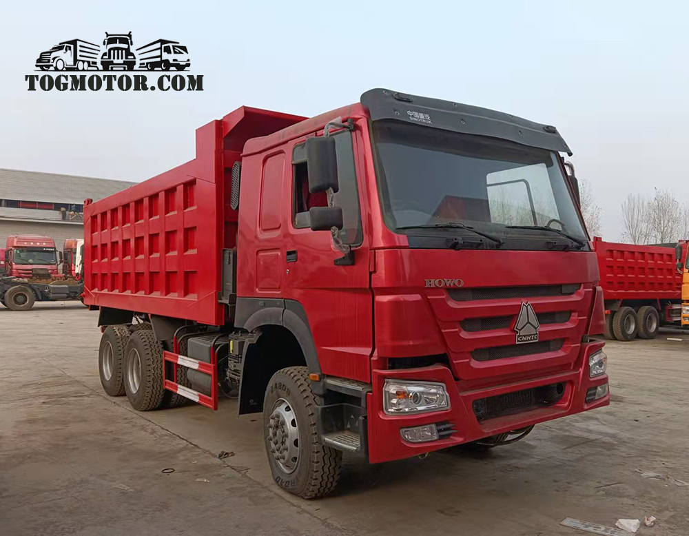 Secondhand Sinotruk Howo 6X4 371 Dump Truck Used Tippers, Second Hand Dumpers on Sale for Congo Mining-TogMotor Dealer