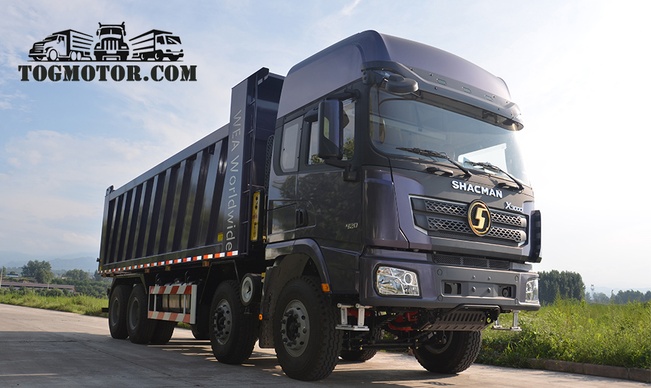 Shacman X3000 420HP 8X4 Heavy Duty Dump Body Trucks for Sale-TogMotor Trucks Dealer