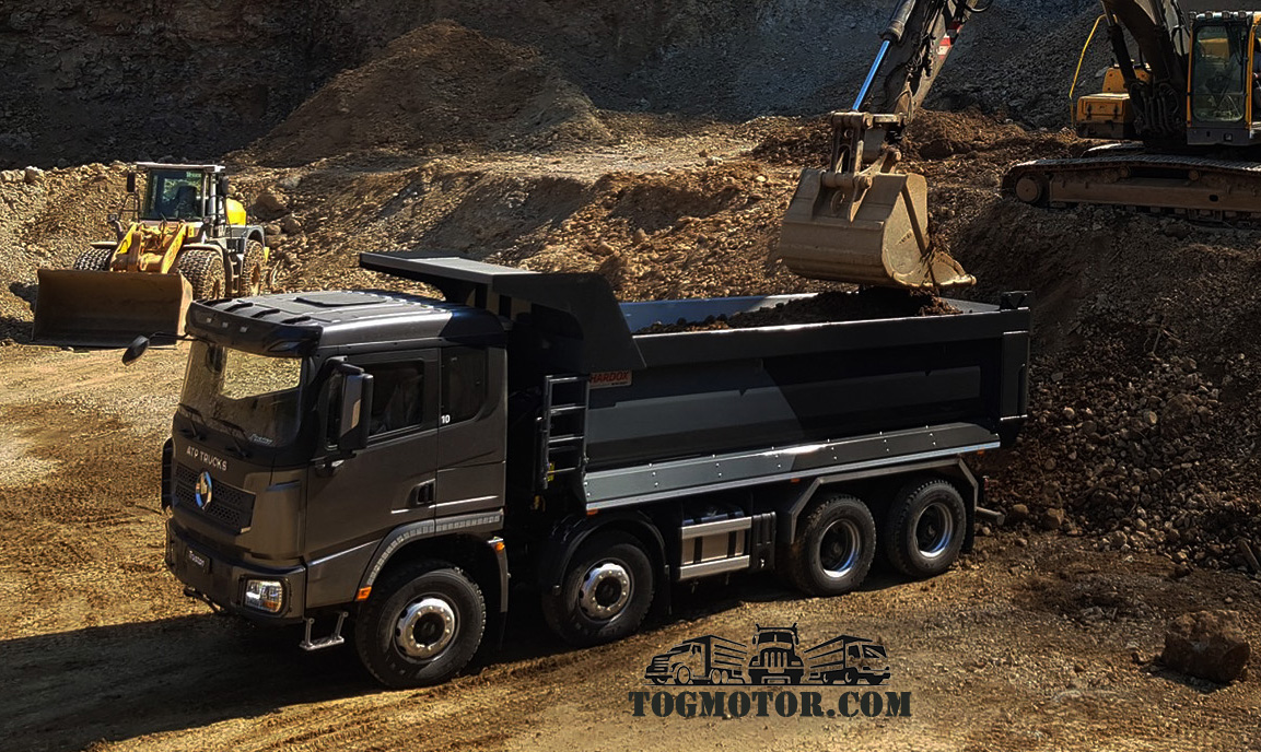 Shacman X3000 8X4 Heavy Duty Dump Body Trucks Are Used in Mine Area-TogMotor Trucks Dealer