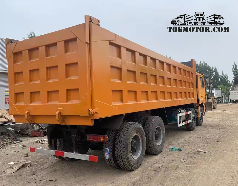 Used Shacman 8X4 Heavy Duty Dump Trucks Secondhand Tippers Second Hand Dumpers with New Cargo Box on Sale-TogMotor