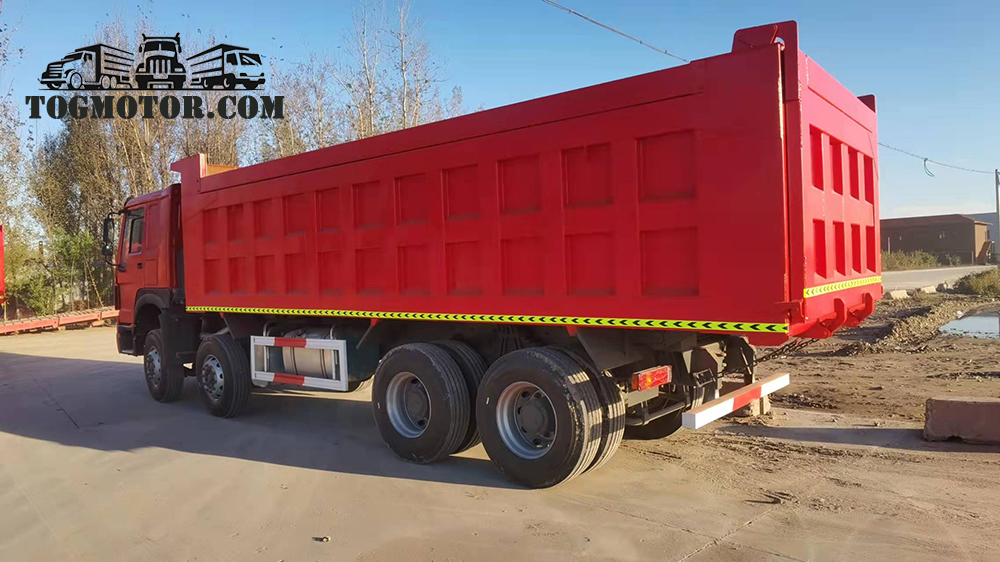 Used Sinotruk Howo 336HP 8X4 Heavy Duty Dump Trucks Tippers Dumpers on Sale for Africa Congo-TogMotor Dealer