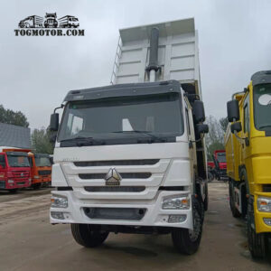 Used Sinotruk Howo 371HP 8X4 Yellow Heavy Duty Dump Trucks Tippers Dumpers on Sale for Africa-TogMotor Uganda Dealer